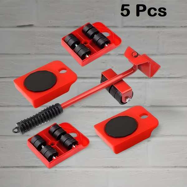 Furniture Lifter - Heavy Duty Furniture Shifting Lifting Moving Tool with Wheel Pads