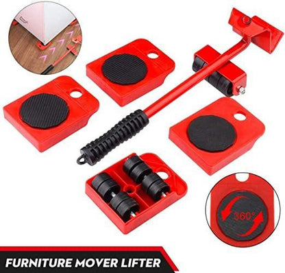 Furniture Lifter - Heavy Duty Furniture Shifting Lifting Moving Tool with Wheel Pads